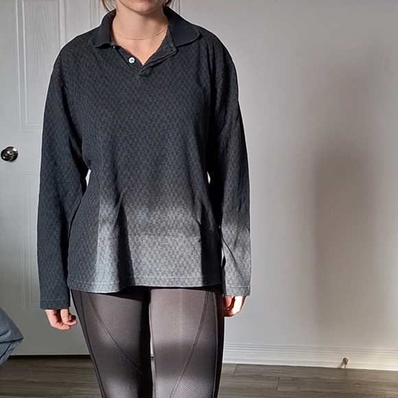 Green Longsleeve Polo - Picture 1 of 6